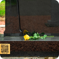 Plaque detail on memorial stone